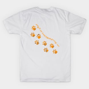 Orange animal paws T-Shirt